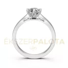 Ékszerpalota eljegyzési gyűrű 0,80ct gyémánttal BRK601 fehér arany