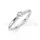 Ékszerpalota eljegyzési gyűrű 0,1ct G/VS gyémánttal BRK601 platina