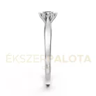 Ékszerpalota eljegyzési gyűrű 0,25ct G/VS gyémánttal BRK601 platina