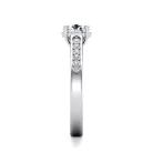 Ékszerpalota eljegyzési gyűrű 0,8ct H/SI gyémánttal BRK602 platina