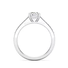 Ékszerpalota eljegyzési gyűrű 0,8ct G/VS gyémánttal BRK602 sárga arany