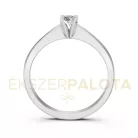 Ékszerpalota eljegyzési gyűrű 0,17ct gyémánttal BRK604 fehér arany