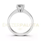 Ékszerpalota eljegyzési gyűrű 1ct G/VS gyémánttal BRK604 fehér arany