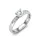 Ékszerpalota eljegyzési gyűrű 0,4ct H/SI gyémánttal BRK606 platina