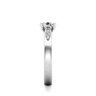 Ékszerpalota eljegyzési gyűrű 0,4ct gyémánttal BRK606 sárga arany