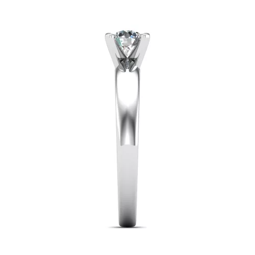 Ékszerpalota eljegyzési gyűrű 0,3ct gyémánttal BRK608 fehér arany