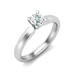   Ékszerpalota eljegyzési gyűrű 0,3ct gyémánttal BRK608 platina