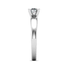 Ékszerpalota eljegyzési gyűrű 0,3ct gyémánttal BRK608 platina