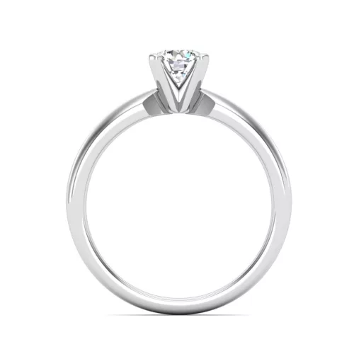 Ékszerpalota eljegyzési gyűrű 0,3ct G/VS gyémánttal BRK608 rozé arany
