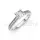 Ékszerpalota eljegyzési gyűrű 0,5ct gyémánttal BRK609 platina