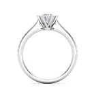 Ékszerpalota eljegyzési gyűrű 0,4ct G/VS gyémánttal BRK610 fehér arany