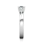 Ékszerpalota eljegyzési gyűrű 0,5ct G/VS gyémánttal BRK612 fehér arany