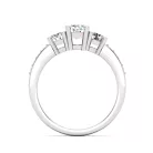 Ékszerpalota eljegyzési gyűrű 0,5ct G/VS gyémánttal BRK612 rozé arany