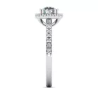 Ékszerpalota eljegyzési gyűrű 0,3ct H/SI gyémánttal BRK613 sárga arany