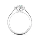 Ékszerpalota eljegyzési gyűrű 0,4ct G/VS gyémánttal BRK614 fehér arany