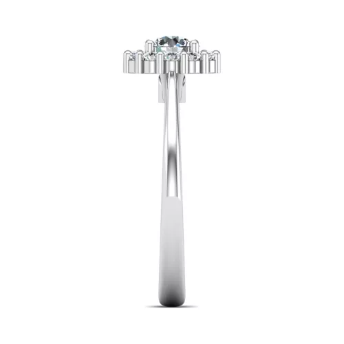 Ékszerpalota eljegyzési gyűrű 0,4ct H/SI gyémánttal BRK614 rozé arany