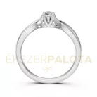 Ékszerpalota eljegyzési gyűrű 0,2ct G/VS gyémánttal BRK615 platina