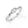 Ékszerpalota eljegyzési gyűrű 0,2ct gyémánttal BRK615 platina