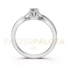 Ékszerpalota eljegyzési gyűrű 0,3ct G/VS gyémánttal BRK615 platina