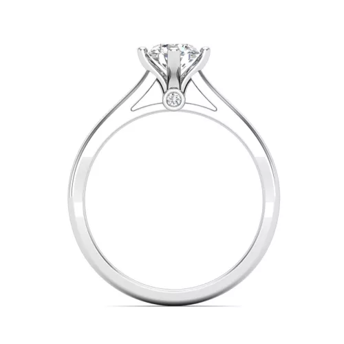 Ékszerpalota eljegyzési gyűrű 0,5ct G/VS gyémánttal BRK620 fehér arany