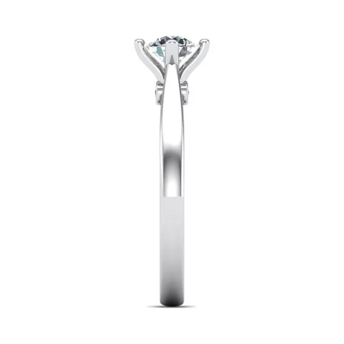 Ékszerpalota eljegyzési gyűrű 0,5ct gyémánttal BRK620 fehér arany