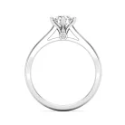 Ékszerpalota eljegyzési gyűrű 0,5ct gyémánttal BRK620 fehér arany