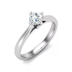   Ékszerpalota eljegyzési gyűrű 0,5ct gyémánttal BRK620 platina