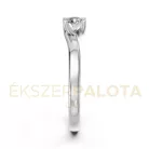 Ékszerpalota eljegyzési gyűrű 0,3ct gyémánttal BRK621 fehér arany