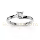 Ékszerpalota eljegyzési gyűrű 0,3ct gyémánttal BRK621 fehér arany