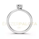 Ékszerpalota eljegyzési gyűrű 0,25ct H/SI gyémánttal BRK621 platina