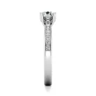 Ékszerpalota eljegyzési gyűrű 0,4ct gyémánttal BRK622 platina