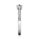 Ékszerpalota eljegyzési gyűrű 0,4ct H/SI gyémánttal BRK623 platina