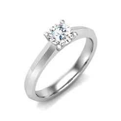   Ékszerpalota eljegyzési gyűrű 0,3ct gyémánttal BRK627 platina