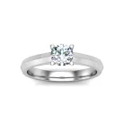 Ékszerpalota eljegyzési gyűrű 0,3ct gyémánttal BRK627 platina