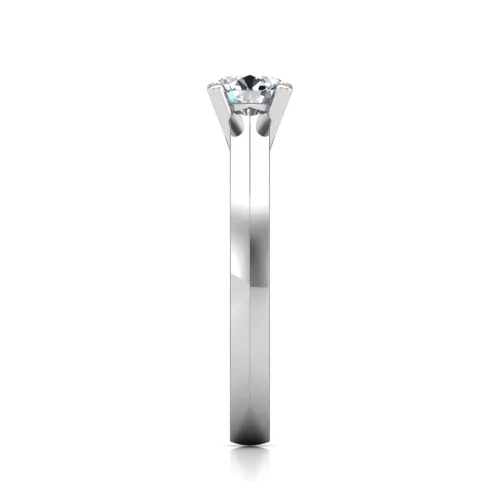 Ékszerpalota eljegyzési gyűrű 0,3ct gyémánttal BRK627 platina