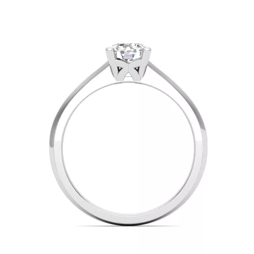 Ékszerpalota eljegyzési gyűrű 0,3ct gyémánttal BRK627 platina