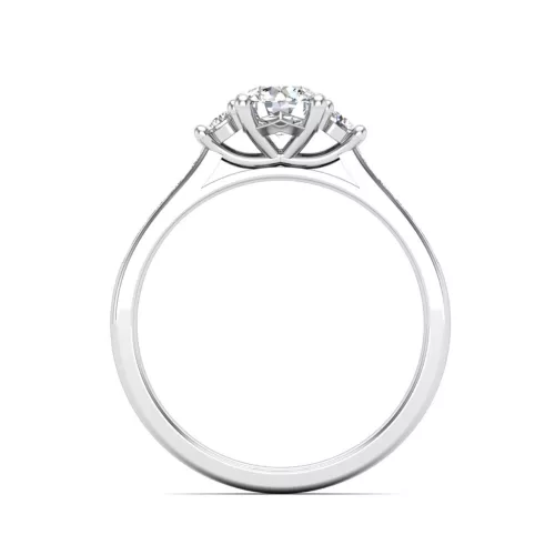 Ékszerpalota eljegyzési gyűrű 0,3ct H/SI gyémánttal BRK628 fehér arany