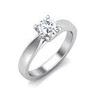 Ékszerpalota eljegyzési gyűrű 0,5ct gyémánttal BRK631 platina