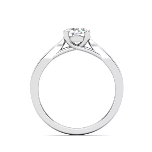 Ékszerpalota eljegyzési gyűrű 0,5ct gyémánttal BRK631 platina