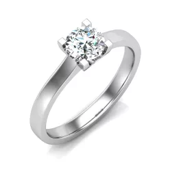   Ékszerpalota eljegyzési gyűrű 0,5ct gyémánttal BRK634 fehér arany