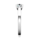 Ékszerpalota eljegyzési gyűrű 0,5ct G/VS gyémánttal BRK634 platina
