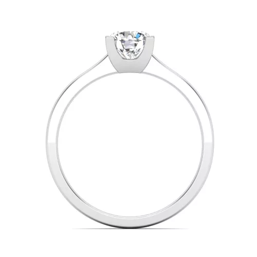 Ékszerpalota eljegyzési gyűrű 0,5ct H/SI gyémánttal BRK634 platina