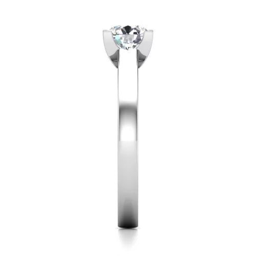 Ékszerpalota eljegyzési gyűrű 0,5ct G/VS gyémánttal BRK634 sárga arany