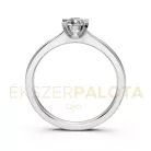 Ékszerpalota eljegyzési gyűrű 0,3ct G/VS gyémánttal BRK635 fehér arany