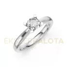 Ékszerpalota eljegyzési gyűrű 0,4ct H/SI gyémánttal BRK635 fehér arany