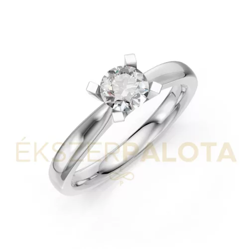 Ékszerpalota eljegyzési gyűrű 0,5ct H/SI gyémánttal BRK635 fehér arany