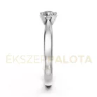 Ékszerpalota eljegyzési gyűrű 0,5ct gyémánttal BRK635 fehér arany