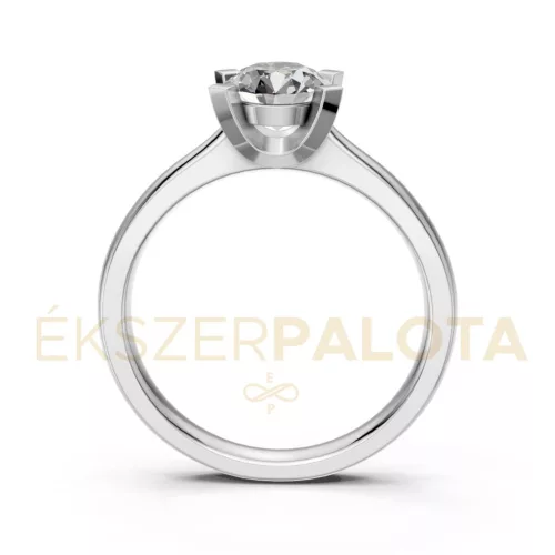 Ékszerpalota eljegyzési gyűrű 1ct gyémánttal BRK635 fehér arany