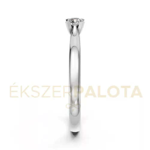 Ékszerpalota eljegyzési gyűrű 0,17ct G/VS gyémánttal BRK635 platina