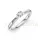 Ékszerpalota eljegyzési gyűrű 0,2ct gyémánttal BRK635 platina